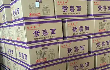 Le torte di pasta di patate dolci viola sono fritte? Dongyang Foods utilizza un processo senza frittura.