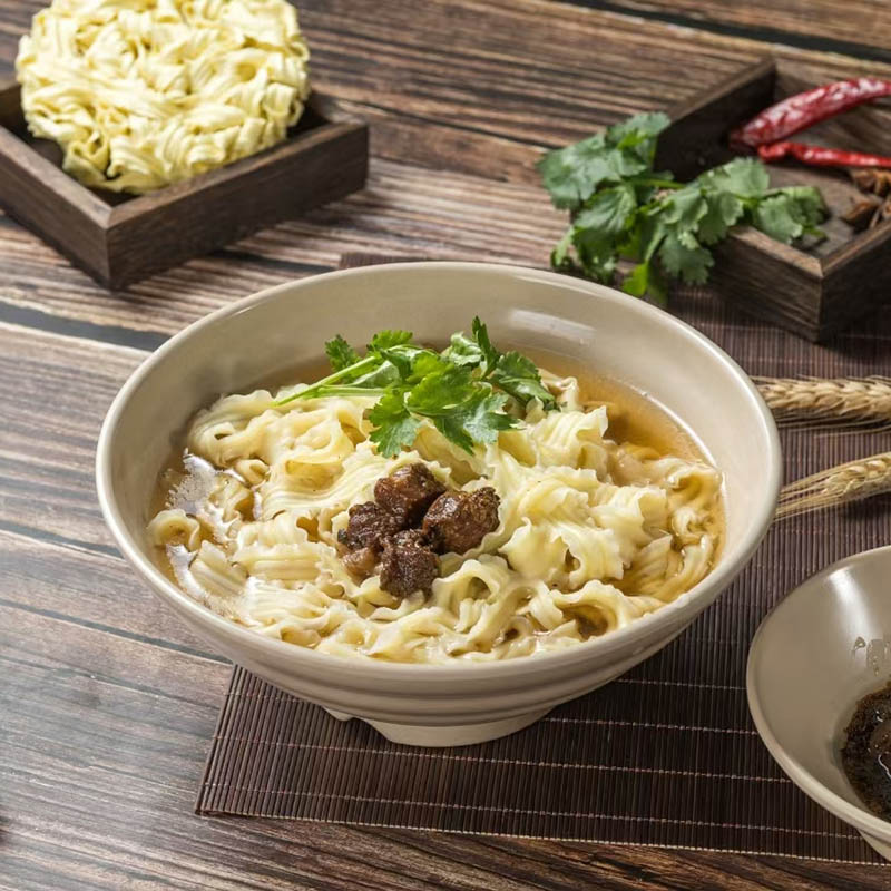 Tagliatelle tagliate a coltello da 50 g, servizio istantaneo